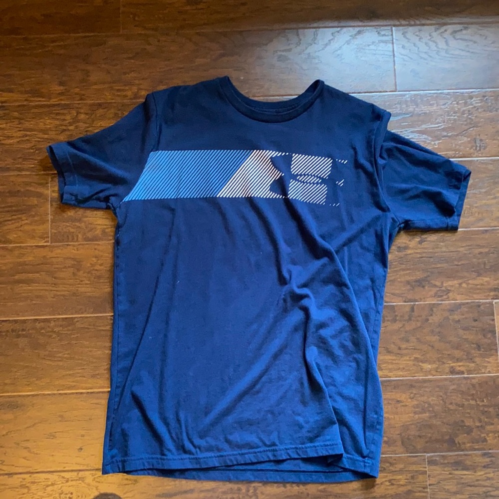 Blue under Armour shirt